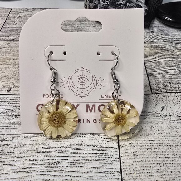 Gypsy Moon Jewelry - Sunflower Dangle Earrings